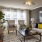 a living room with a tv and couches
