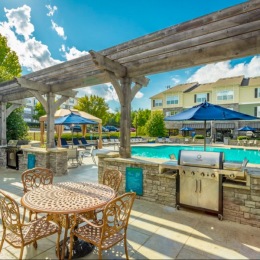 Fire up the flavor at our sizzling grilling area! 🔥🍔 Elevate your gatherings with a touch of outdoor culinary magic. Grill, chill, and enjoy the good times in our vibrant apartment community. 🌳🏡 #GrillAndChill #ApartmentLiving #OutdoorCooking Instagram post from @amberleigh_ridge on January 22, 2025 00:00:00am